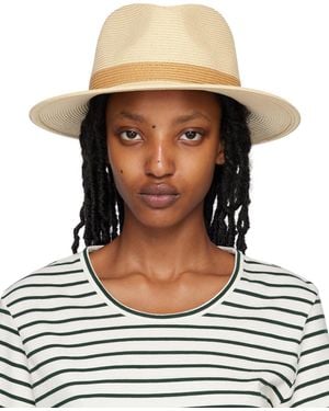 Rag & Bone Beige City Fedora - Black