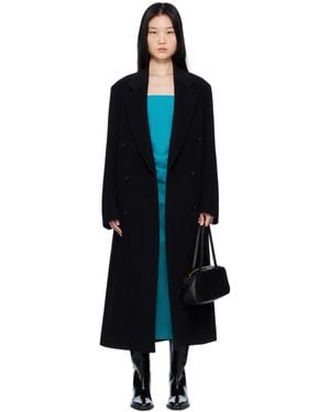 AURALEE Chesterfield Coat - Black