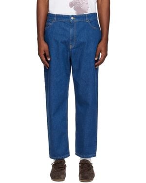 Maison Kitsuné Tapered Jeans - Blue