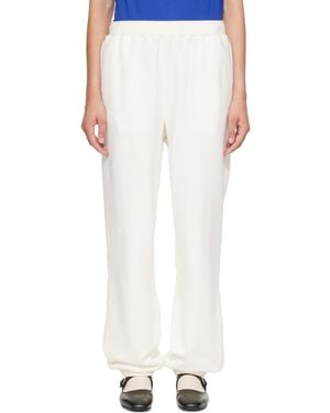 Literary Sport Off- Keri Joggers - White