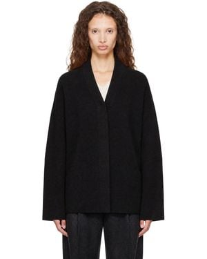 Lauren Manoogian Double Knit Lap Jacket - Black