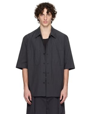 Lemaire グレー 'Convertible' Tシャツ - ブラック