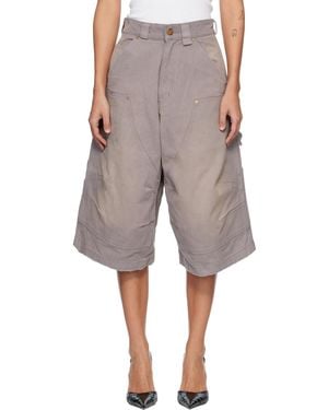 Willy Chavarria Stockton Double Knee Shorts - Multicolour