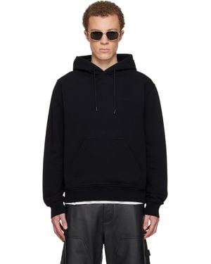 Givenchy Pull À Capuche Noir À Image Imprimée