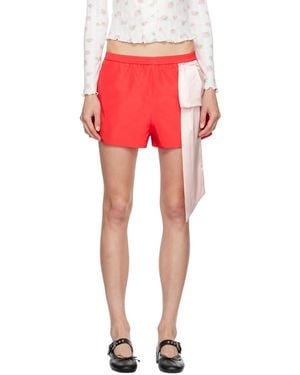 Sandy Liang Ambleside Shorts - Red