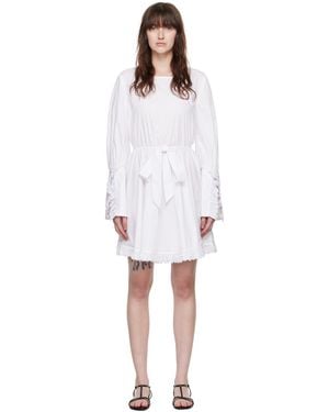 Kika Vargas Robe Courte Yuri Blanche - Noir