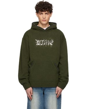 Dime Hardcore Wool Hoodie - Green