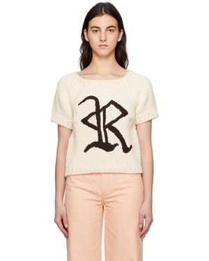 Raf Simons Bulky Knitted Jumper - Natural