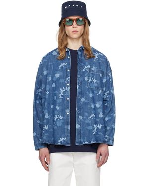 Marni ブルー フェード デニムシャツ