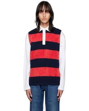 Eytys Navy & Red Pax Polo