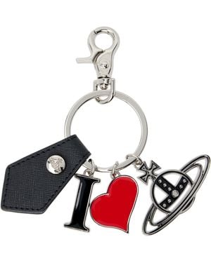 Vivienne Westwood 'I Love Orb' Keychain - Red