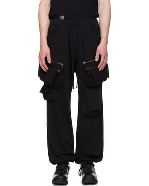 Julius Pantalon De Jogging Cargo Tactical Noir