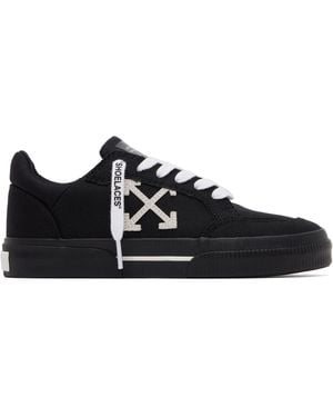 Off-White c/o Virgil Abloh Vulcanized Low Canvas Trainers - Black