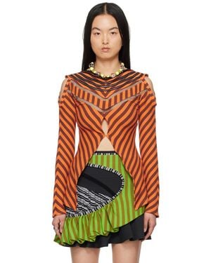 Kiko Kostadinov Panoply Top - Orange