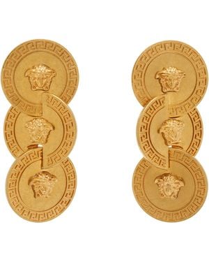Versace Tribute Earrings - Metallic