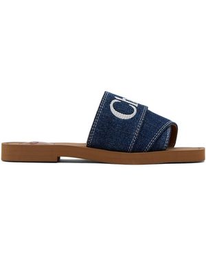 Chloé ブルー Woody サンダル