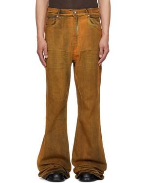 Rick Owens Hollywood Bolan Bootcut Jeans - Brown