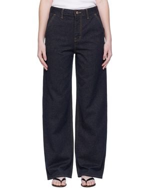 ARCH THE Point Button Jeans - Blue