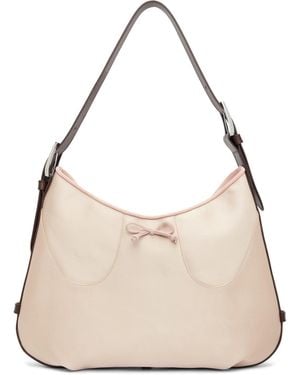 Abra Satin Ballerina Bag - Natural