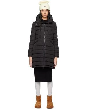 Moncler Flammette Down Coat - Black