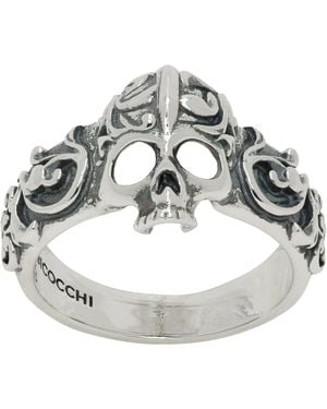 Emanuele Bicocchi Skull Ring - Metallic