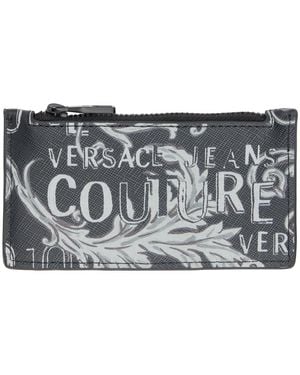 Versace Jeans Couture Logo Couture Card Holder - Metallic