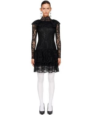 LAURA ANDRASCHKO Teatime Midi Dress - Black