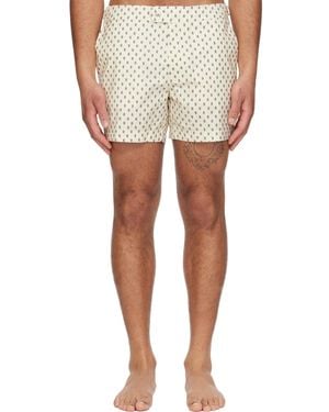 Tom Ford Off- Paisley Print Nylon Swim Shorts - White