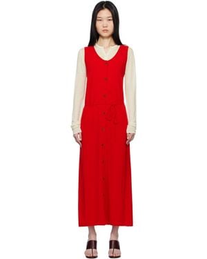 LE17SEPTEMBRE Knit Maxi Dress - Red