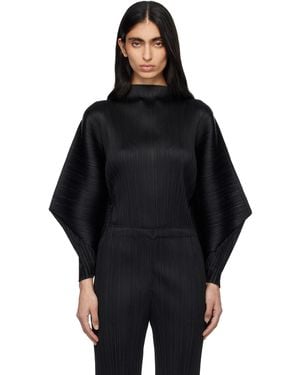 Pleats Please Issey Miyake Skyline Top - Black