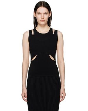 Dion Lee Interlink Tank Top - Black