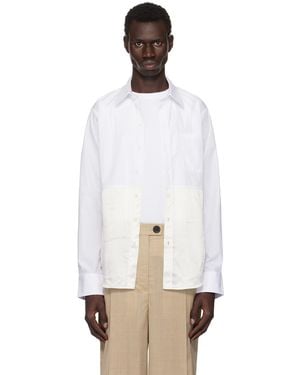 Peter Do Off- Combo Office Shirt - Black