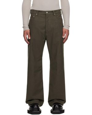 Rick Owens Khaki Concordians Geth Jeans - Multicolour