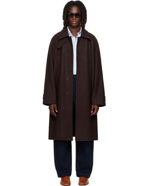 Studio Nicholson Cabo Wool Coat - Black