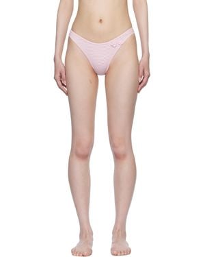 Frankie's Bikinis ピンク Dove ビキニボトム - マルチカラー