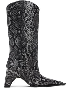 Coperni Bridge Cowboy Tall Boots - Black