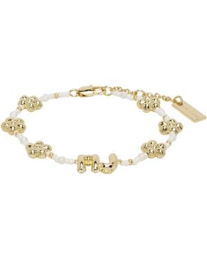 Marc Jacobs 'The Beaded Mj Balloon' Bracelet - Black