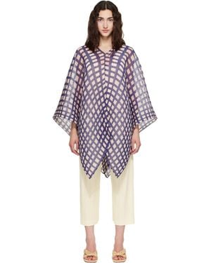 Pleats Please Issey Miyake Basket Madame-T Scarf - Purple
