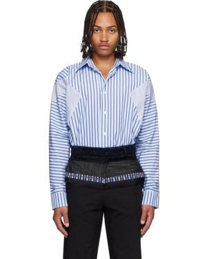 Edward Cuming Arm Flex Shirt - Blue
