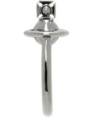 Vivienne Westwood Vera Hoop Single Earring - Metallic