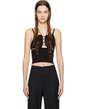 Wynn Hamlyn Sunny Tank Top - Black