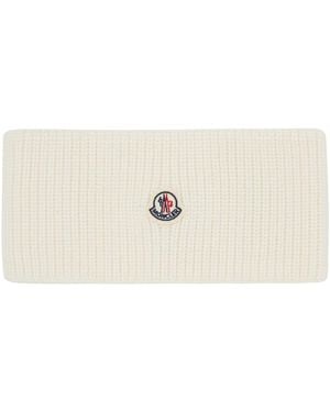 Moncler Off- Wool Headband - Black