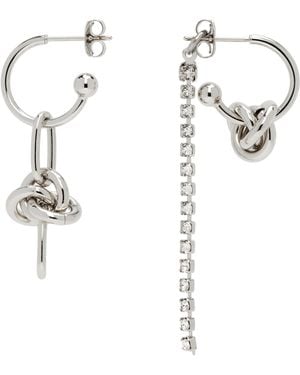 Justine Clenquet Daria Crystal Earrings - White