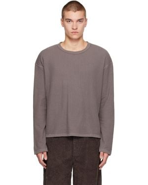 mfpen Reverse Rib Jumper - Brown