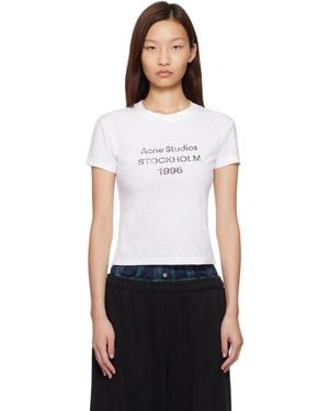 Acne Studios Logo T-Shirt - Black
