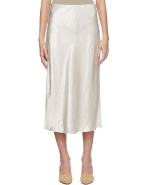 MM by Max Mara ホワイト Alessio ミディアムスカート - ナチュラル
