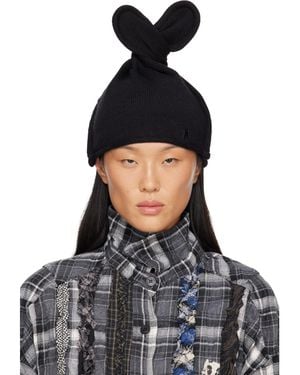 OPEN YY Wire Knit Beanie - Blue