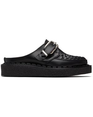 George Cox Alaska Mule Loafers - Black
