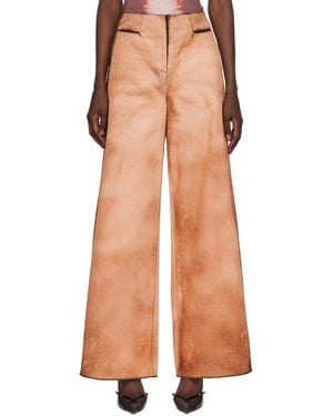 16Arlington Tan Hagen Denim Jeans - Orange