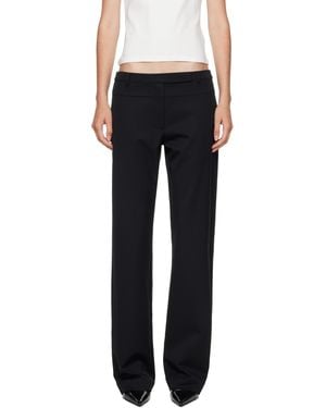 St. Agni 90S Spliced Panelled Trousers - Black